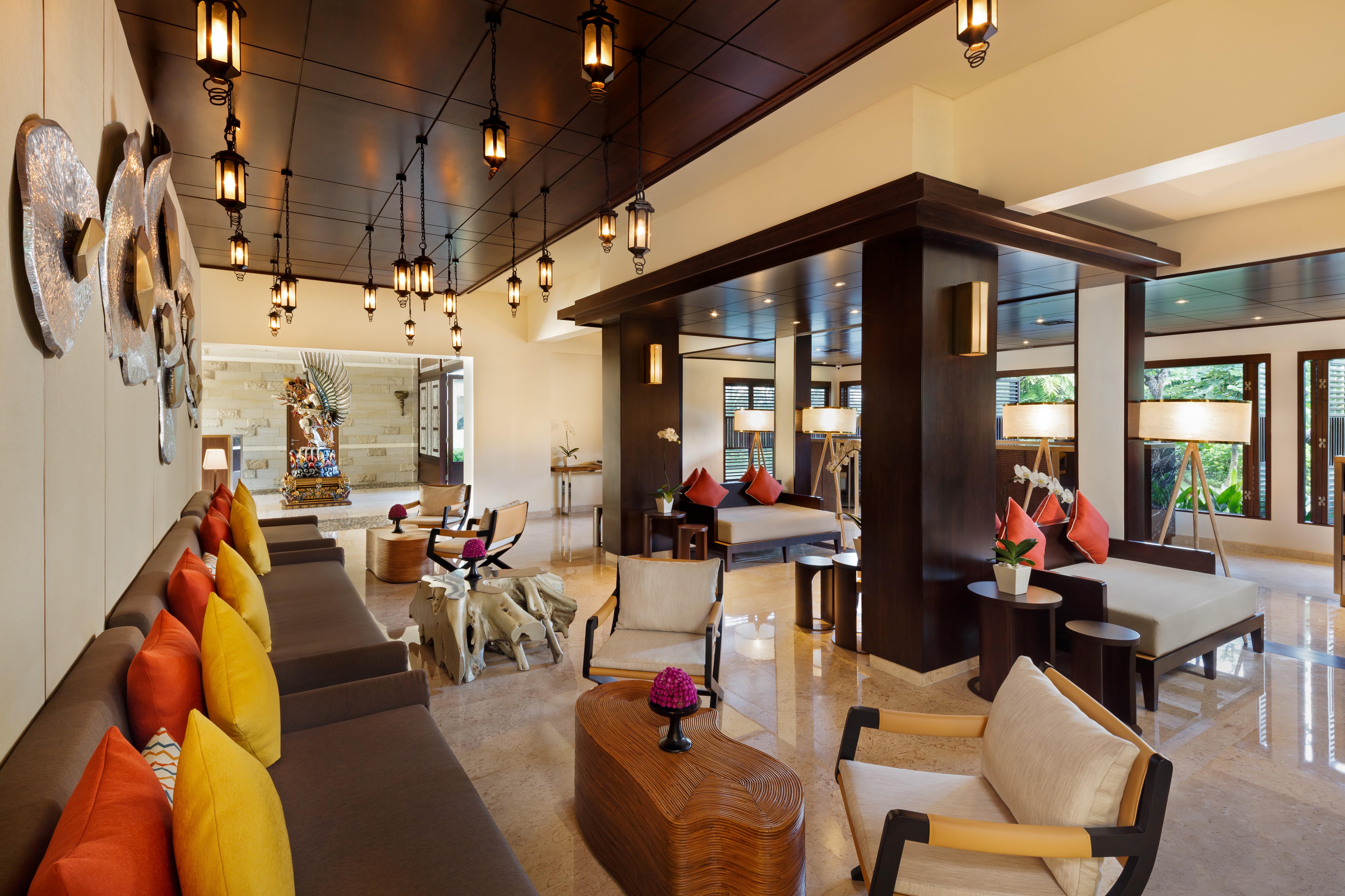 The Seminyak Beach Resort & Spa Esterno foto The lobby at the Taj Bengal